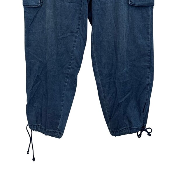 Time and Tru Women's Parachute Cargo Jogger Pants - Size Large - Picture 7 of 8